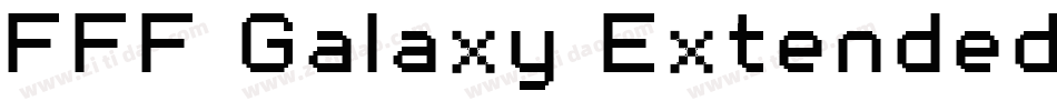 FFF Galaxy Extended字体转换